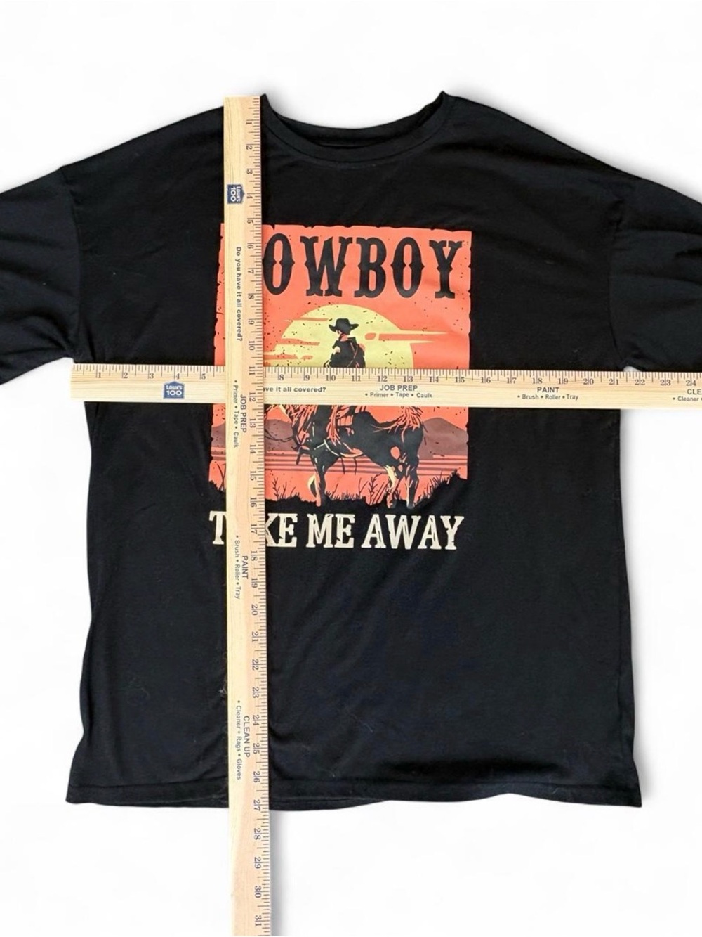 Black 'Cowboy Take Me Away' Graphic Tank Top - Picture 4 of 4